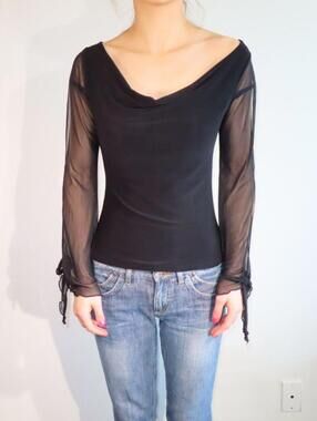 Charlotte Russe Women's Black Shirt